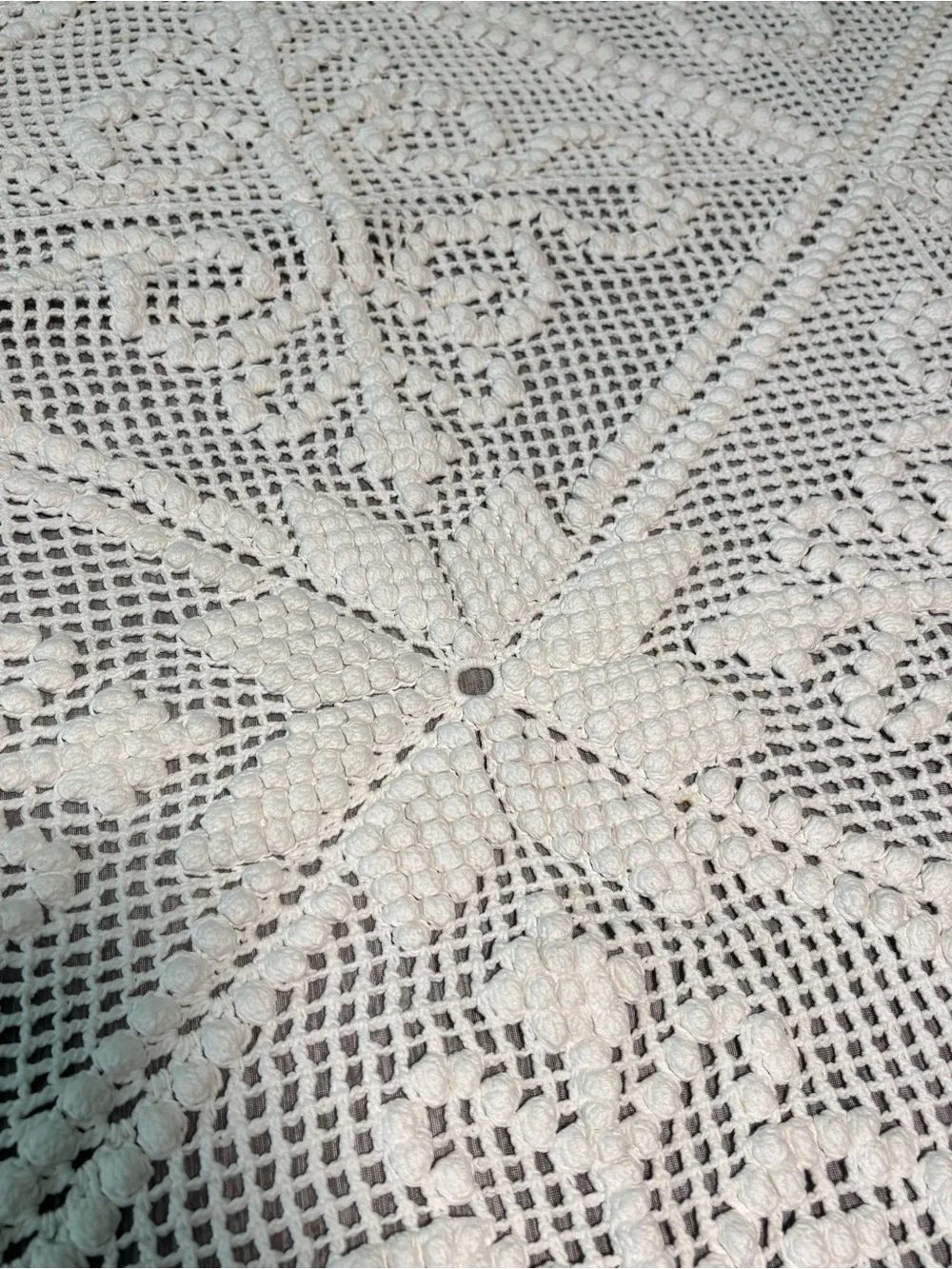 Handmade vintage crochet